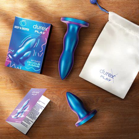 teen buttplug|Durex Play Deep & Deeper Butt Plug Set